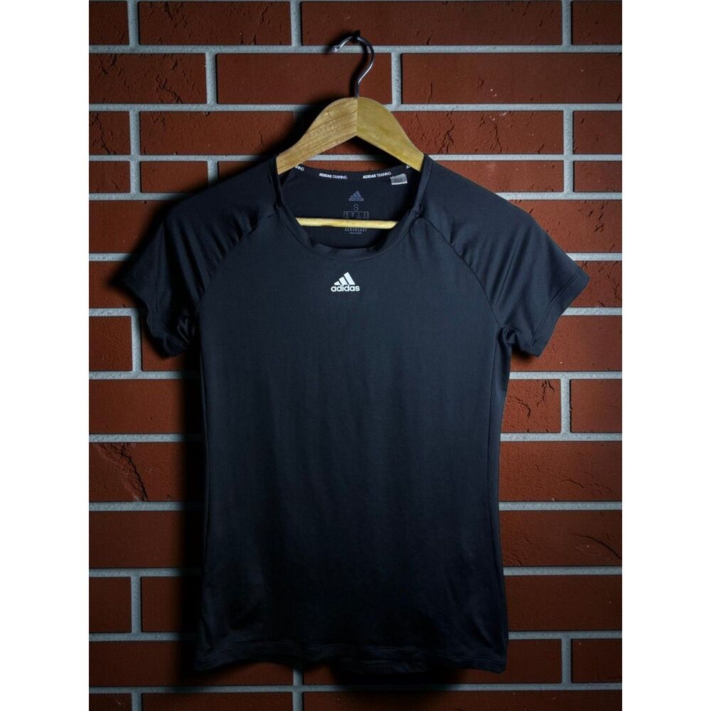Adidas Aeroready Training T Shirt Women's Small Black Athletic Top